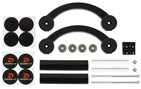 3D Printer Filament Spool Holder Material Shelves Fixed Seat 3D Printing Rack Tray Non-adjustable Bracket Non-adjustable filament mount 3D printer filament holder Compatible filament stand ABS storage