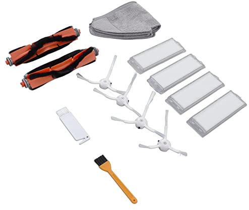 Filtro di ricambio Mop Brush Kit per Mi Robot Vacuum Mop 2 Lite 2 Pro MJSTL MJST1S Spazzatrice 2 X Spazzola principale 4 X Filtro Aspirapolvere Parti di Ricambio