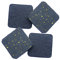 CLISPEED 4 Stück Anti-vibrations-matte Puffergummi Stoßfeste Matte Vibrationsdämpfende Pads Anti-vibrations-pad Laufbandkissen Vibrationsmatte Für Maschinen Sport Vibrationsisolationskissen
