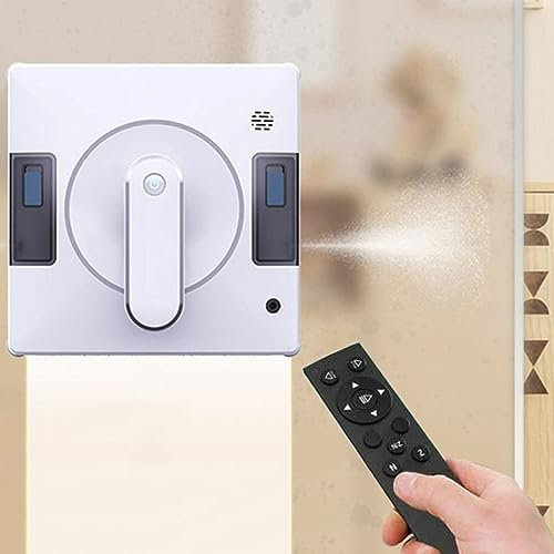 DESHVA Cepillo Limpiacristales Automatico con DeteccióN Inteligente De Bordes, Robot Limpiador Cristales Controlado A Distancia Puede Limpiar 35㎡ De Vidrio A La Vez