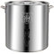 ASSYA Baril de pétrole SUS 304 Réservoir de stockage de baril en acier inoxydable avec poignée de couvercle suspendu Robinet de type push Capacité de la marmite cylindrique 6.2-70L,50L