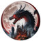 Puzzles für Erwachsene, Drache, 1000 Teile, runde Puzzles für Erwachsene, Stressabbau (67,5 x 67,5), 1000 Teile