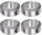 QUARKZMAN 4pcs Bague de Réglage Bague Arrêt d'axe Butée Arbre Collier 12mm Alésage Aluminium Alliage 20mm OD, 8mm Largeur pour Roue Brouette Pont Boîte Vitesses CNC
