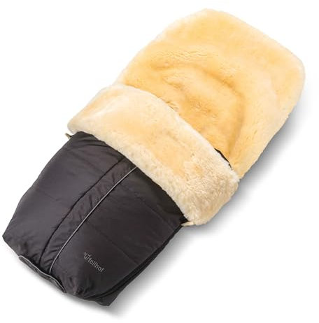 Kinderwagen-Fellsack Aspen schwarz