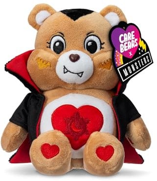 Care Bears Tenderheart as Dracula, Universal Monsters 22cm Soft Plush Toy