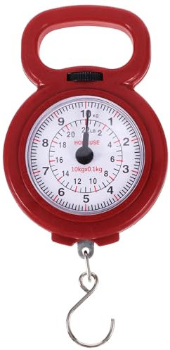 WRITWAA Tragbare Federwaage Digitale Hängewaage Reisewaage Präzisions-hängewaage Mechanische Küchenwaage Digitale Waage Für Das Körpergewicht Kofferwaage Reisen Handheld Metall Handhaben