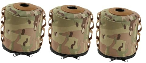 INOOMP 3pcs Outdoor Gas Bottle Bag Patio Gas Bottle Sleeve Camping Tank Bag Collapsible Fall Compact