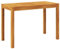 Willood Garten-Esstisch Massivholz Akazie 110x55x75 cm grau Outdoor Balkon Garten gartenmöbel