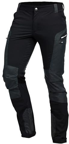 PUMA Workwear Pro-One Wanderhose Herren - Robuste Outdoor Hosen für Herren - Mit verstärktem Nylon für Langlebigkeit - Trekkinghose mit 4-Wege-Stretch - Verstellbarer Knopfleiste - 4XL - Schwarz