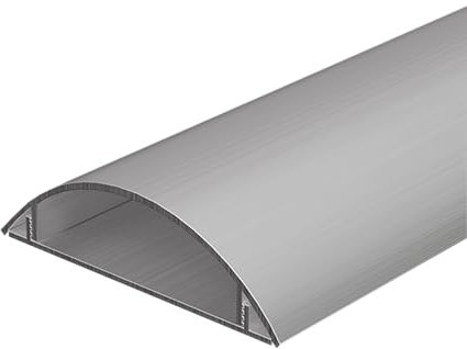 YLLSMGS Passe Cable Sol en Aluminium Robuste et Étanche Goulotte Cache Cable Cache Cable Sol pour Mur et Sol de Chambre à Coucher(39 * 11.5mm/1.5 * 0.45in)