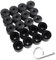 20x Radschrauben Kappen 17mm Abdeckungen Kompatibel Mit VW Golf Beetle Passat Felgenmutter Radbolzen Radmutter Abdeckkappe Reifenkopf Nabenschraube 1K0601173