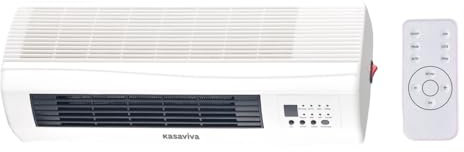Ma Maison Termoventilatore a Parete Telecomando con Cavo 130 cm - Riscalda d'Inverno e Rinfresca d'Estate, Adatto per Casa, Ufficio e Tutti gli Interni - Potenza Massima 2000 W 59x19xh12 cm