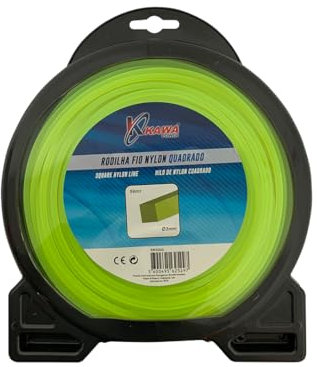 Kawapower Hilo de nylon para desbrozadoras redondo 6mm X 12mt