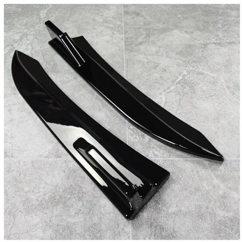 Seitenschweller Für F30 3er 320d 325i 330e 330d 340i Sport 2012-2019 Bodykits Tuning GT Style Heckstoßstangendiffusor Seitensplitterverkleidung Splitter(Gloss Black)
