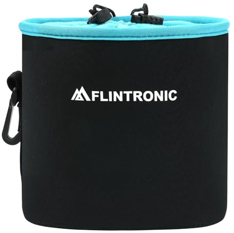 flintronic Housse pour Appareil Photo en Néoprène, Sac D'objectif Pochette, Pochette pour Protéger Caméras, pour Canon, Nikon, Pentax, Fuji, Sony et Plus