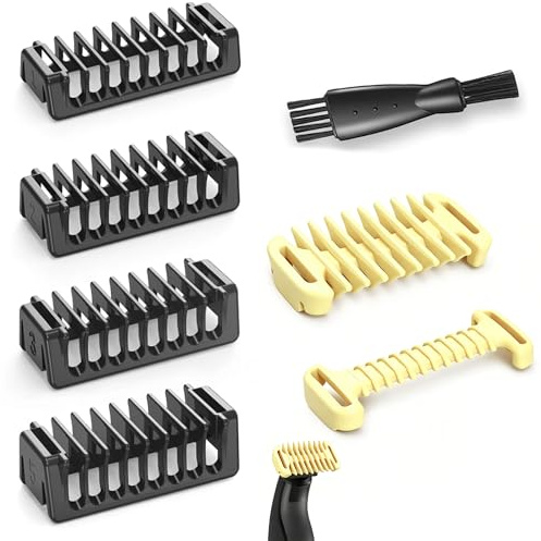 YUNYU Ersatzköpfe 7-teiliges Set für kleine T-Klingen-Rasierer - Präzisions-Passform Ersatzköpfe kompatibel mit QP220, QP210/50, 220, 2523 Modellen