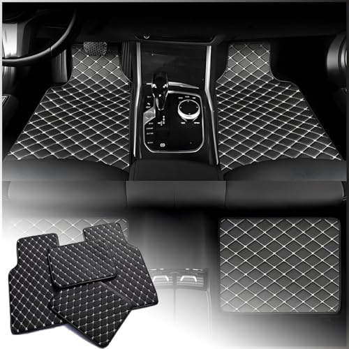 DALUJIE 4 Stück Auto Fußmatten Set für Leapmotor C10 2024-2025, Leder Fussmatten Auto Allwetterfußmatten Automatten Set wasserdichte rutschfest,C