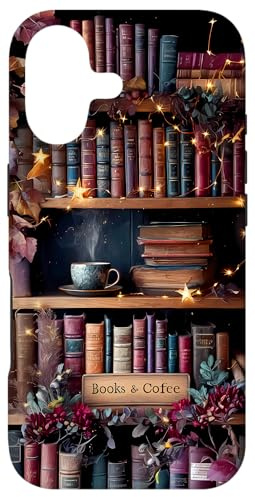 Hülle für iPhone 17 Bücher und Kaffee Cozy Bookish Library Autumn Aesthetic