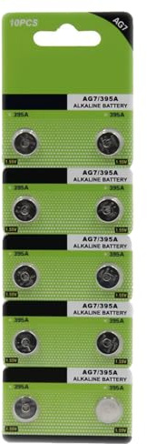 Hsyzygian 10pcs / 20Pcs AG7 / LR927 / 395 Button Batteries with Stable Voltages for Watches and Gadgets Electronic Device Batteries Coin Battery