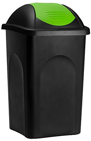 Stefanplast® Mülleimer mit Schwingdeckel, 60 Liter