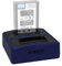 Caricabatteria doppio Compact (USB) per Nikon EN-EL9 - Nikon D40, D40x, D60, D3000, D5000 - Cavo USB micro incluso (2 batterie simultaneamente caricabili)