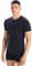 Icebreaker Herren Anatomica Crewe T-Shirt - Funktionsshirt Herren - Merinowolle Unterwäsche - Mitternachtsmarine, XXL