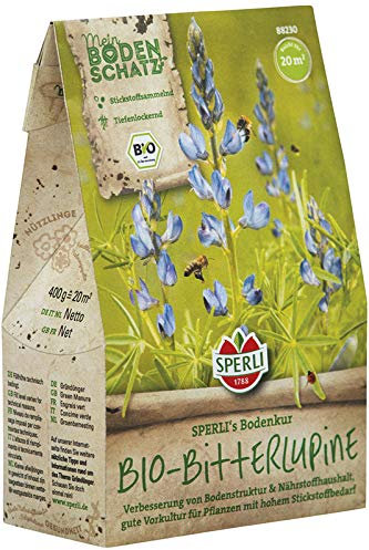 Sperli 88230 Gründünger Bitterlupine 400 g (Bio-Gründünger)