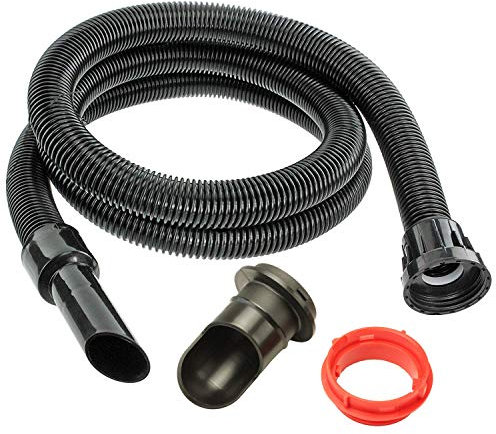 SPARES2GO 2.6m Hose Pipe, Screw Neck/Nose Connector and Bag Holder for Numatic Henry James Charles George Hoover Vacuum Cleaner