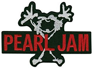 SigitasTrading Pearl Jam Aufnäher Besticktes Patch zum Aufbügeln Applique
