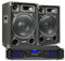 MAX12 1400W - Altavoz DJ con Amplificador Bluetooth, USB y MP3, Sonido Potente, Incluye Cables de Audio y Altavoz, Ideal para DJ Principiante, Fiestas y Eventos en casa o Exteriores