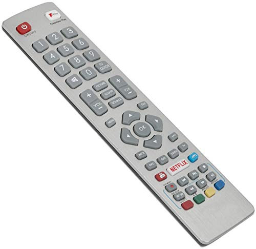 Generic Replacement for Sharp SHWRMC0129 TV Remote Control compatible with Sharp Aquos LC-32HI5432KF LC-40CFG3021KF LC-40FG2241KF LC-40FG5141KF UHD 4K Smart 3D LED