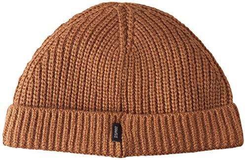 ESPRIT Herren 081EA2P306 Winter-Hut, 231/CAMEL 2, 1SIZE