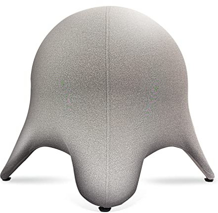 ENOVI Seestern Sitzball Büro Ergonomisch, Verbessern Sie Gleichgewicht, Rumpfkraft und Körperhaltung, Rückenschmerzen Lindern, Belastbar Bis 300KG, 60cm, Grau