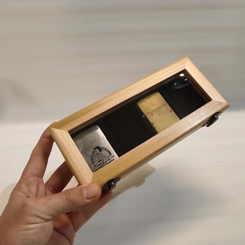 Cofanetto porta accendini ZIPPO vetrina per Accendini da collezione ZIPPO ST DUPUNT (Legno chiaro)