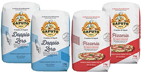 Caputo, Selezione Pack - 2 x Classica 1 kg / 2 x Pizzeria 1 kg - (Totale 4 Borse)