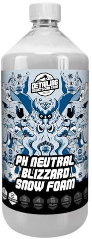 Detailing Addicts Car Care - Blizzard Snow Foam 1L Concentrate – Extreme Cling PH Neutral Formula – Polish and Wax Safe