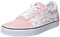 Vans Ward, Sneaker Donna, Logo Check Pink White, 37 EU