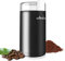 Molinillo de café eléctrico, Wancle molinillo de semillas, Molino de café de un toque (para frijoles, especias, etc.), con cepillo de limpieza (Negro+ Blanco)