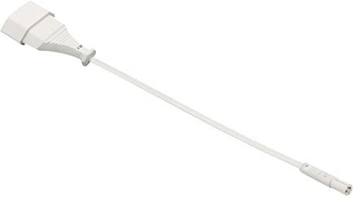 ELEKTRA Adapterkabel für Mini-Stecksystem mit Euro-Flachkupplung 230V, 200mm Kunststoff weiß