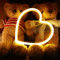 Love Heart Neon Sign,LED Hearts Lamp with Warm Yellow Light Color Powered by USB Cable Sign Neon Night Light for Room Wall Hanging Decor Christmas Wedding Birthday Gifts for Boys Girls Kids