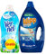Wipp Express Detergente Líquido Limpio y Liso para lavadora 55 Lavados + 1 Vernel Suavizante Azul 70 Lavados GRATIS