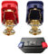 1 Paar Batterie klemmen 12v für Auto Batterie, Autobatterie Klemmen, Batterieklemme, Polklemmen, Auto Batterie Schnellklemmen, Schnellverschluss Batterieklemme für Auto Motorrad Truck, Boot, Blau