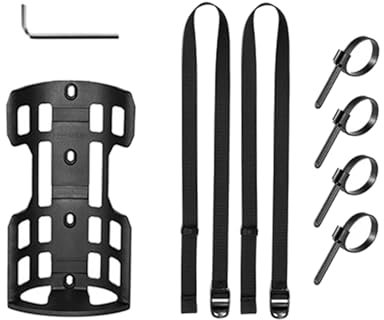 Harilla Bike Cargo Cage Bike Front Carrier Rack Luggage Bracket Bike Front Fork Cage Water Bottle Holder for Folding Bike Commuting, 1 Set