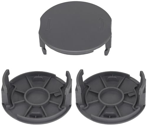 Eyoloty Spulenabdeckung F016F05320 Passend für Bosch 3600HC1JB0 EasyGrassCut 18 23 26 18-26 18-230 18-260 Rasentrimmer,Ersatz-Spulenkappe (3 Stück)