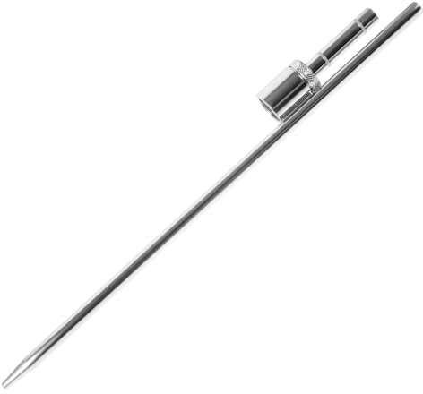 TINEASUR Stainless Steel Flagpole Ground Stake with Sleeve Bearing Durable Fixed Holder for Telescoping Sectional Flag Poles Rust-resistant Outdoor Accessory for Secure Flag Display