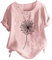 Angebote des Tages Heute Blitzangebote More and More Damen Bluse Kurzarmshirt Für Damen Oberteil Trompetenärmel Damen T Shirt Bauch Kaschieren Damen Top Mit Pailletten Damen Damen Shirts Sommer Sale