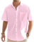 VDDTAGAM Black Short Sleeve Shirt Mens Hawaiian Shirts UK Mens Short Sleeve Shirt Mens Long Sleeve Shirts Summer Shirts for Men Mens Casual Shirts Shirt Short Sleeve Shirt Short Sleeve(Pink,3XL)