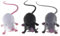 Plastic Realistic Rats Fake Mouse Fake Rat Toys Plastic Squeezable Rats Realistic Halloween Rats Halloween Tricks Pranks Props Toy Prank Package Realistic Mouse Toys 3PCS