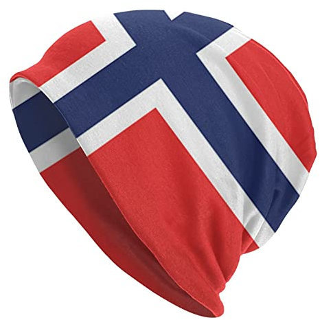 Herren Damen Kopfbedeckung Norwegen Flagge Arbeitsmütze Klassische Slouch Beanie Mütze Freizeit Watch Hat Für Winter Ausflüge Schlaf