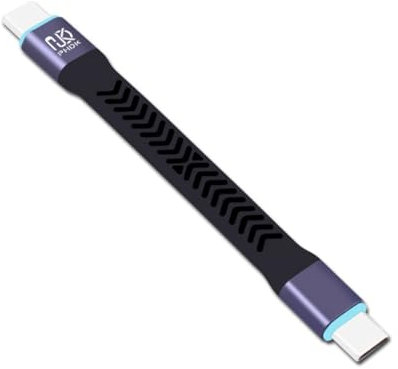 KADSXIYA Câble court USB C vers USB C USB3.2 à charge rapide USB Type C Ligne de données 10 cm